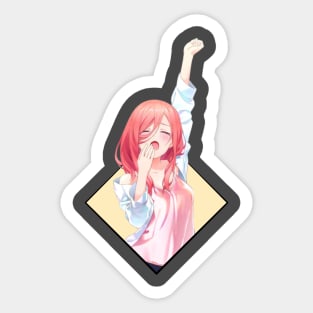 Cute Sleepy Anime Girl Sticker